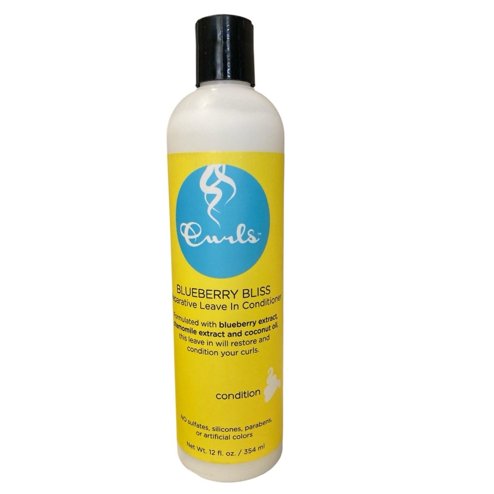 Large 12oz Curls BLUEBERRY BLISS Leave in Conditioner No Sulfates or Parabens